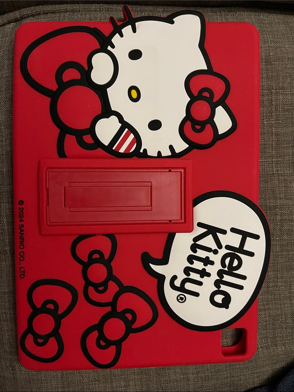 Hello Kitty Red Tablet Case with Built-In Stand